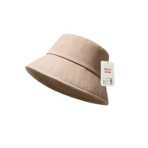 무인쇄 일본식 벙거지 스타일 모자 사계절 단색, M 54-58cm 블랙