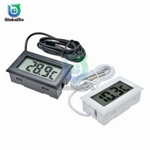 가정용전기차충전기 냉장고온도계 Lcd 디지털 온도계 온도 센서 미터 냉장고50 110 학위 냉장고 전자