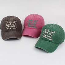 피그먼트워싱볼캡 캡모자 야구모자 레터링 데일리