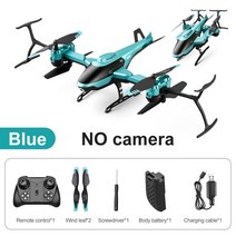 V10 RC 미니 드론 4k 전문 HD 카메라 와이파이 Fpv 헬리콥터 쿼드콥터 드론 장난감 신제품, V10-NO CAMERA