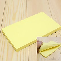 리시안제이 100매 접착식 메모지 붙이는메모 점착메모지