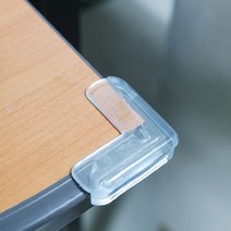 투명 실리콘 아기 모서리 보호대 어린이집 책상 테두리 싱크대 끼우는 침대 가구 몰딩 각대 부딪힘 방지 계단 쿠션 테이프 캡 코너 충돌 커버 부딪침 서랍 안전 고무 가드 탁자