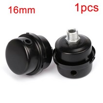 스크류콤프레샤 콤프레샤부품 13mm 16mm 20mm 공기 압축기 부품 금속 흡입 필터 소음 머플러 소음기 스레드 검정 은색, 01 as picture, 01 as picture