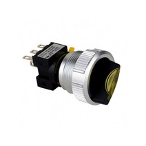 1A1B 2단 자동 복귀 리턴 셀렉터 스위치 6V DC LED ON-ON 22mm NF22-SA21C1, 오렌지 [NF22-SA21CO1]