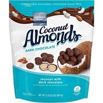 Edward Marc Chocolatier 코코넛 아몬드 다크 초콜릿 32oz 1팩