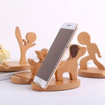 원목 휴대폰 거치대, 발차기, 1