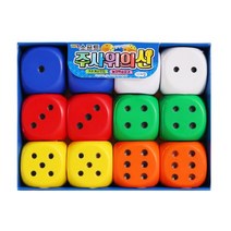 (TOY7) 소프트 주사위의 신 5.5cm 12개x1갑 소프트 주사위 말랑주사위