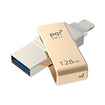 iConnect Mini [Apple MFi] 128 GB Mobile Flash Drive w/ Lightning Connector for iPhones iPads iPod Ma, 1