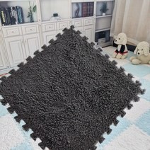 모아 거실털러그 스웨이드 패치워크 침실 사각 침대가장자리 퍼즐 포말