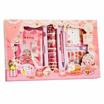 하영이네 뽀글이 다이어리 꾸미기 세트, 핑크뽀글이세트, 1세트