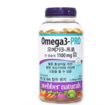 웨버 네추럴스 오메가-3 프로 1390mg x 180캡슐 코스트코 바닐라향 캡슐 캐나다