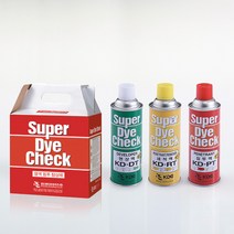 경도 다이체크 SET 세척액(3) 침투액(1) 현상액(2), 회색