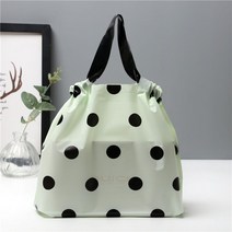 Z3JC 쇼핑백 가방 선물봉투 비닐봉투 핸드백, Z3JC 속구 그린 도트, 플러스 45*35*10