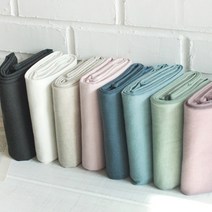 자투리 바이오워싱 린넨 무지 택1, 바이오워싱 린넨 무지 백아이보리 2276