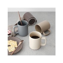 에크렌 롱머그 컵 (4color), 다크브라운10.6cm