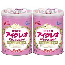 Glico ICREO Baby Balance Milk 글리코 아이크레오 밸런스 밀크 분유 (0-1세) 800g 2개