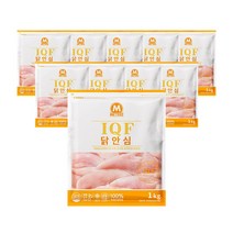 미트리 IQF 생닭안심살, 1kg, 10팩