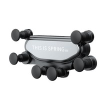 샵스토어 제네시스DH330 프로스프링거치대2 송풍구고정식 스마트폰편리거치, 1개, 실버