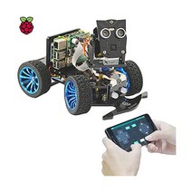 Adeept 라즈베리 파이 43 모델 BB+ 2B용 딥 마스 로버 PiCar-B 로봇 자동차 키트 음성 인식 OpenCV 실시간 비디오 전송 프로그래밍 STEM 교육용 장난감 키트