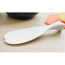 일본 마나 밥주걱 밥알이 붙지 않는 엠보싱 알뜰주걱, 1개, 핑크