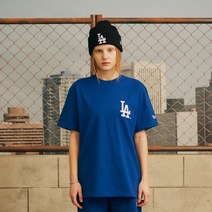 [백화점매장 출발] 뉴에라 mlb 엠엘비 반팔티 로고셋업 뉴욕양키스 LA 다저스 블루13546444