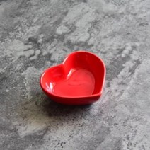목걸이부자재 목걸이재료 악세사리 싸고예쁜그릇 수입 음식플레이팅 크리 에이 티브 도자기 조미료 작은 원형 다각형 사각형 일본식 컬러 소스 소스 조미료, 1-빨간색