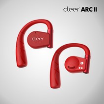 클리어 아크2 오픈형 블루투스이어폰 ARC2 귀걸이형 스포츠 무선 이어폰 운동 스냅드래곤, 스포츠 에디션 레드