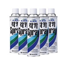일신 락카 스프레이 페인트 도색 인테리어 셀프 무광 프라이머 사비 흑색 은색 5y 니스, 적색(318), 1개