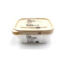 락앤락 뉴 이지컨테이너 찬통 보관용기 직사각 520ml, 2세트, 아이보리