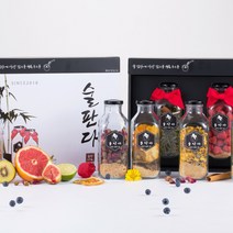 술판다 고급붓글씨 담금주 키트 2구 선물세트 (500ml x 2), 2병, 레몬자몽주+레몬자몽주