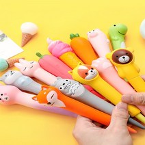 말랑말랑 스퀴시볼펜 찹쌀떡 중성펜 20종 컬렉션, 09.당근