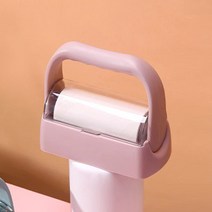 스패로우하우스 핸들형 테이프 클리너 돌돌이 + 리필용 10개, 1세트(핑크)