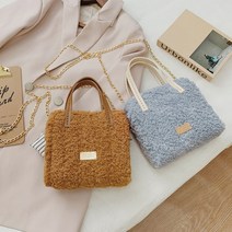 코바늘네트백 양털 토트백 diy 네트공예 코바늘 가방 뜨기 망스티치 네트백뜨기 코바늘가, 1양털토트백-핑크