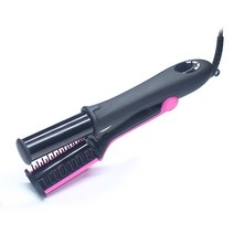 자동봉고데기 컬링기 헤어 롤 굵은웨이브 스타일러, 양방향 로즈 레드 32mm 110-220V