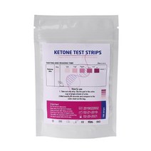 1 SET 100PCS URS-1K 테스트 스트립 케톤 시약 소변 방지 VC 투석 홈 KETOSIS 분석 전문가 빠른, 한개옵션0