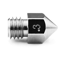 Micro Swiss Plated Wear Resistant Nozzle MK8 MakerBot CraftBot BQ Witbox BQ Prusa I3 Hephestos .3, .3mm, Silver