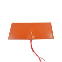 실리콘 가열 패드 히터 150mm x 200mm 3d 프린터 히트 베드 용, [01] 220V 100W, [01] 빨간
