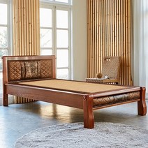 명품의료기 DS 203PU S 한지황토 싱글 흙침대, 브라운