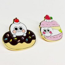 아트박스/매직채널 동그리 귀여운 깜찍 캐릭터 금속뱃지
