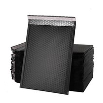 쿨팩토리 택배 안전봉투 블랙 15x20+4cm, 100개