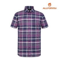 [L 여름 남성]_올포유FOR MEN 여름 남성 체크 반팔 셔츠 AGBSL3211