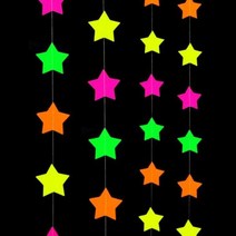 모비딕파워 [모비딕파워] 아이방가랜드 드림캐처세트 드림캐쳐DIY 행사가랜드, 아★ PW 형광파티가랜드(별) 배너 생일 기념일 장식, [좋습니다]