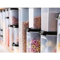 Tupperware Cereal Storer 13컵 블랙 독점
