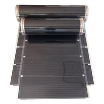 난방시스템 220v 220w 50cm-8meters 너비 건강한 바닥 난방 적외선 바닥 난방 탄소 필름 히터 전기 바닥 온난화 매트, 50cm x 800cm
