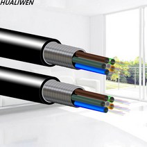 광 케이블 광섬유 야외 단일 모드 통신 기갑 광케이블 4 6 8 12 24 코어, 24core 9.0mm, 5m
