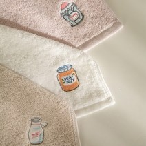 데코뷰 키친 드로잉 자수 핸드타올, 상세설명 참조, 베이지