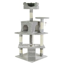 헬로망치 대형 캣타워 DS401, 라이트 그레이, 1개