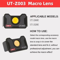 배관 카메라 감지 열화상 누수 탐지 난방 UTi320EUTi260E 열 화상 카메라고도 스마트 시각화 온도 측정 검사 장비, 옵션01 UT-Z003, 옵션01 해외배송