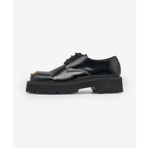 국내 정품 엠엠식스 MM6 메종마르지엘라 MAISON MARGIELA 여성 레더 브로그 로퍼 - 블랙 / S66WQ0063P5003T8013 가죽 BROGUE LOAFER