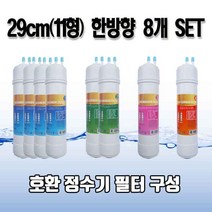 동양매직 WP-U1UK스탠드형 프리미엄 정수기필터 8개 1년치세트N ( 11인치 한방향 B타입 ) 실속형, B타입 (11인치 한방향 29CM) 8개 1년치세트